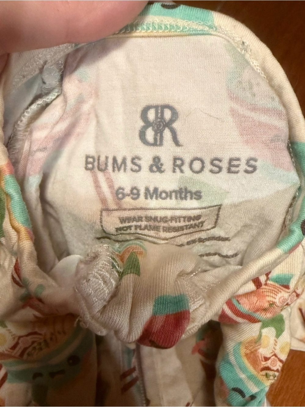Bums & Roses Ramen Convertible Footie - Picture 3 of 3